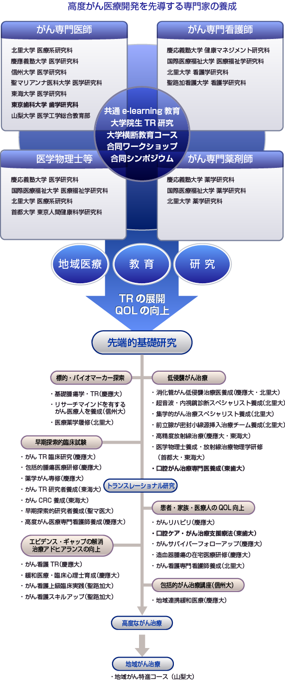 高度がん医療開発を先導する専門家の養成