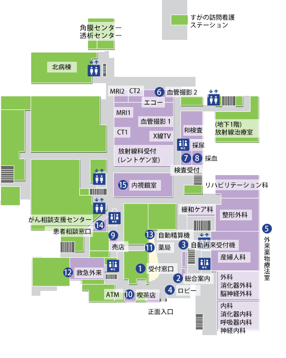 フロアマップ|東京歯科大学 市川総合病院 フロアマップ|東京歯科大学 市川総合病院