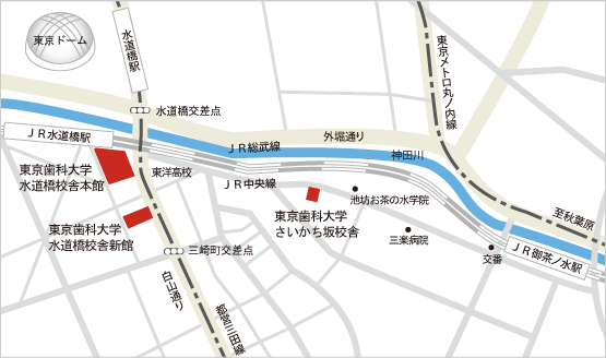 水道橋キャンパス地図