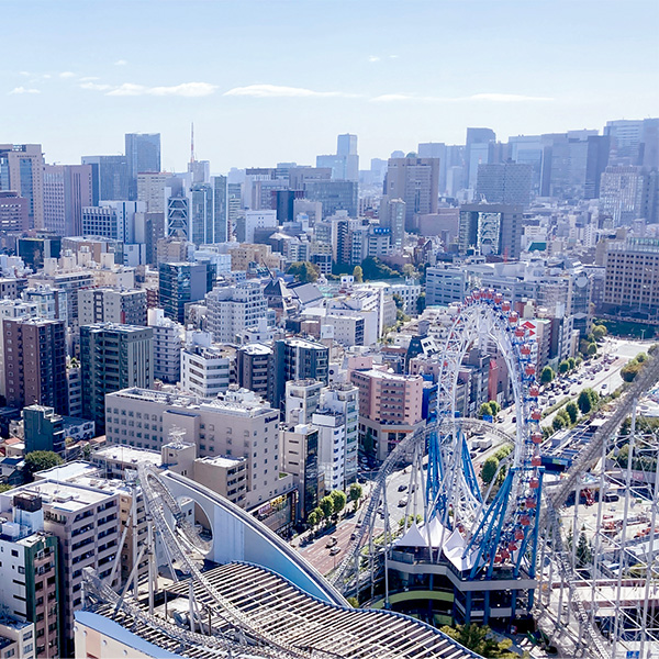 後楽園ホール、商業施設、ホテルなど