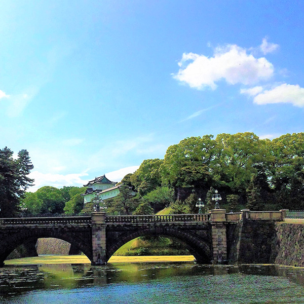 広々とした皇居