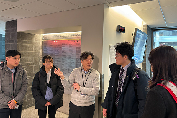 タフツ大学での研修の様子