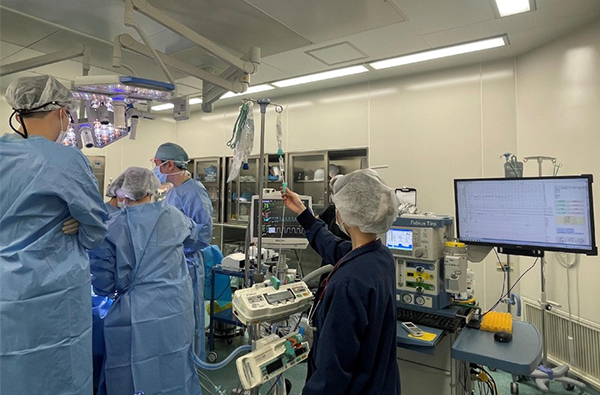 手術室の全身麻酔