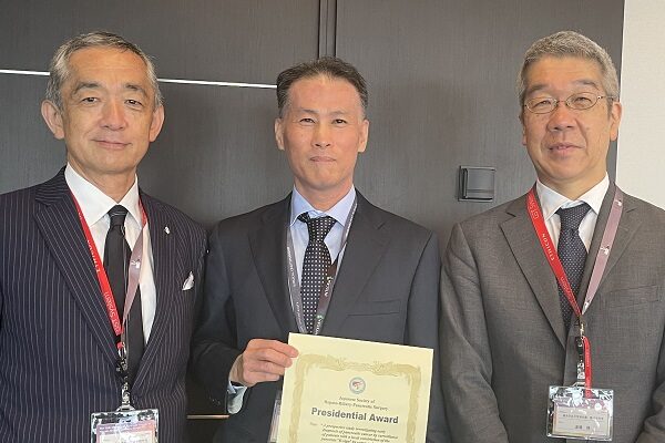市川総合病院外科 瀧川 穣准教授　第35回日本肝胆膵外科学会学術集会にて理事長賞受賞