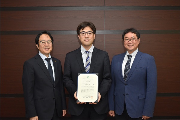 小林嵩史助教　日本補綴歯科学会第134回学術大会において課題口演賞を受賞