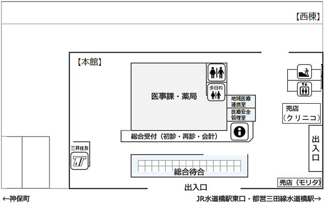 フロアマップ　1F