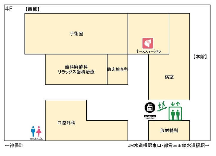 フロアマップ　4F